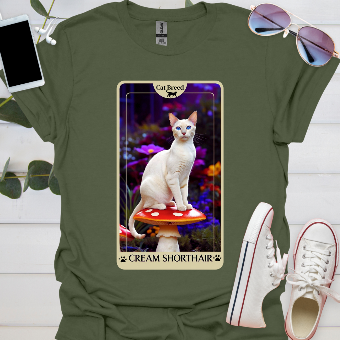 A Cream Shorthair Cat