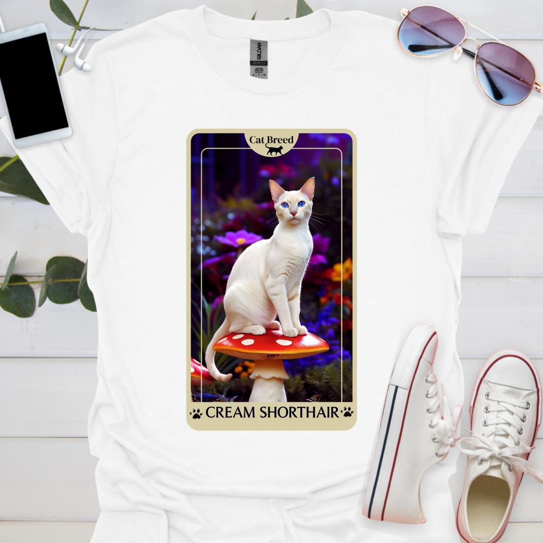 A Cream Shorthair Cat