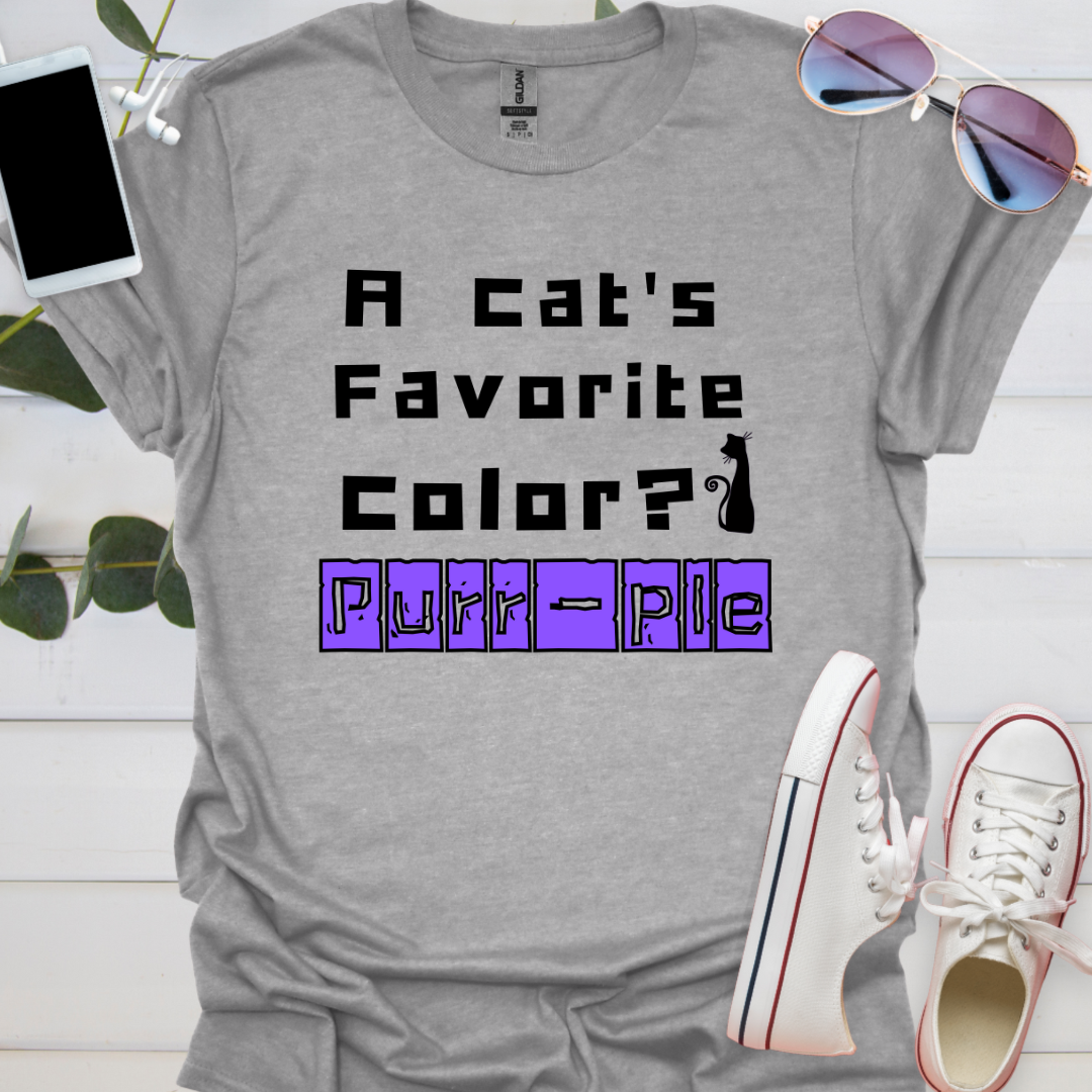 A cat's favorite color? Purr-ple.