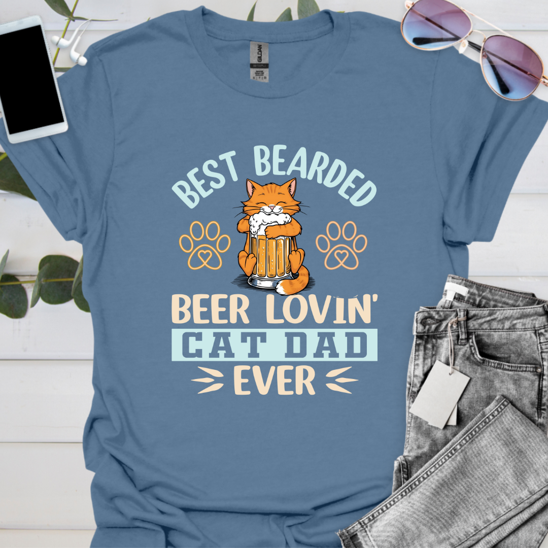 Best Bearded Beer Lovin' Cat Dad Ever