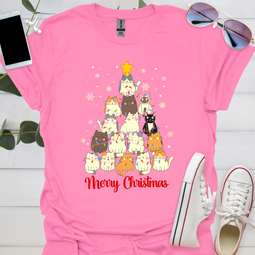 Cute Cat Merry Christmas
