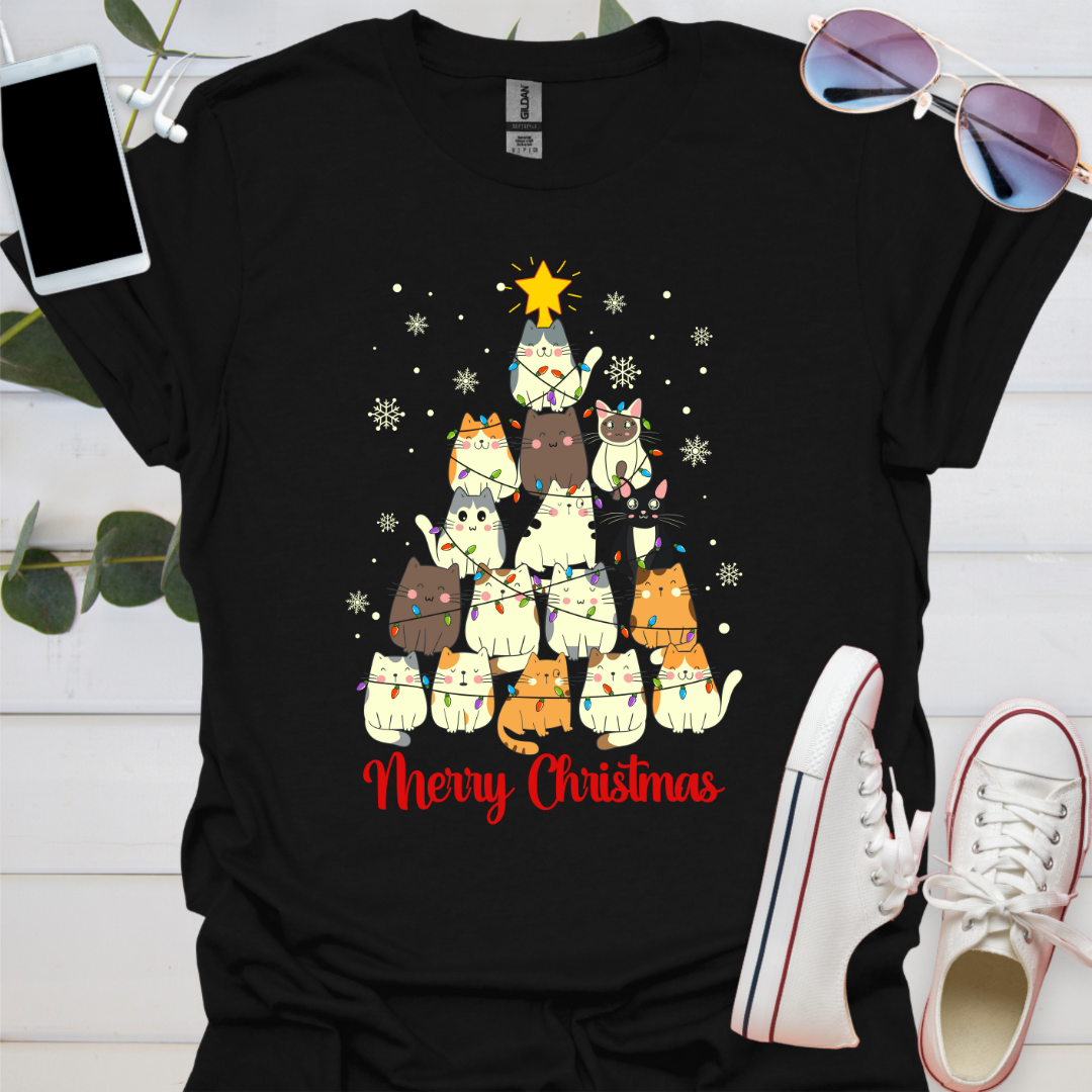 Cute Cat Merry Christmas
