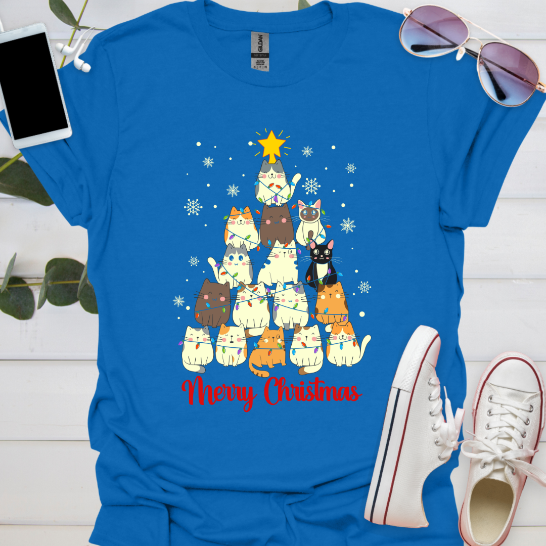 Cute Cat Merry Christmas