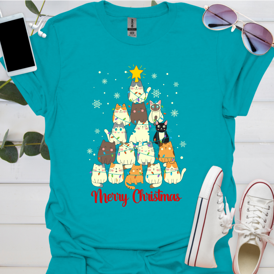 Cute Cat Merry Christmas