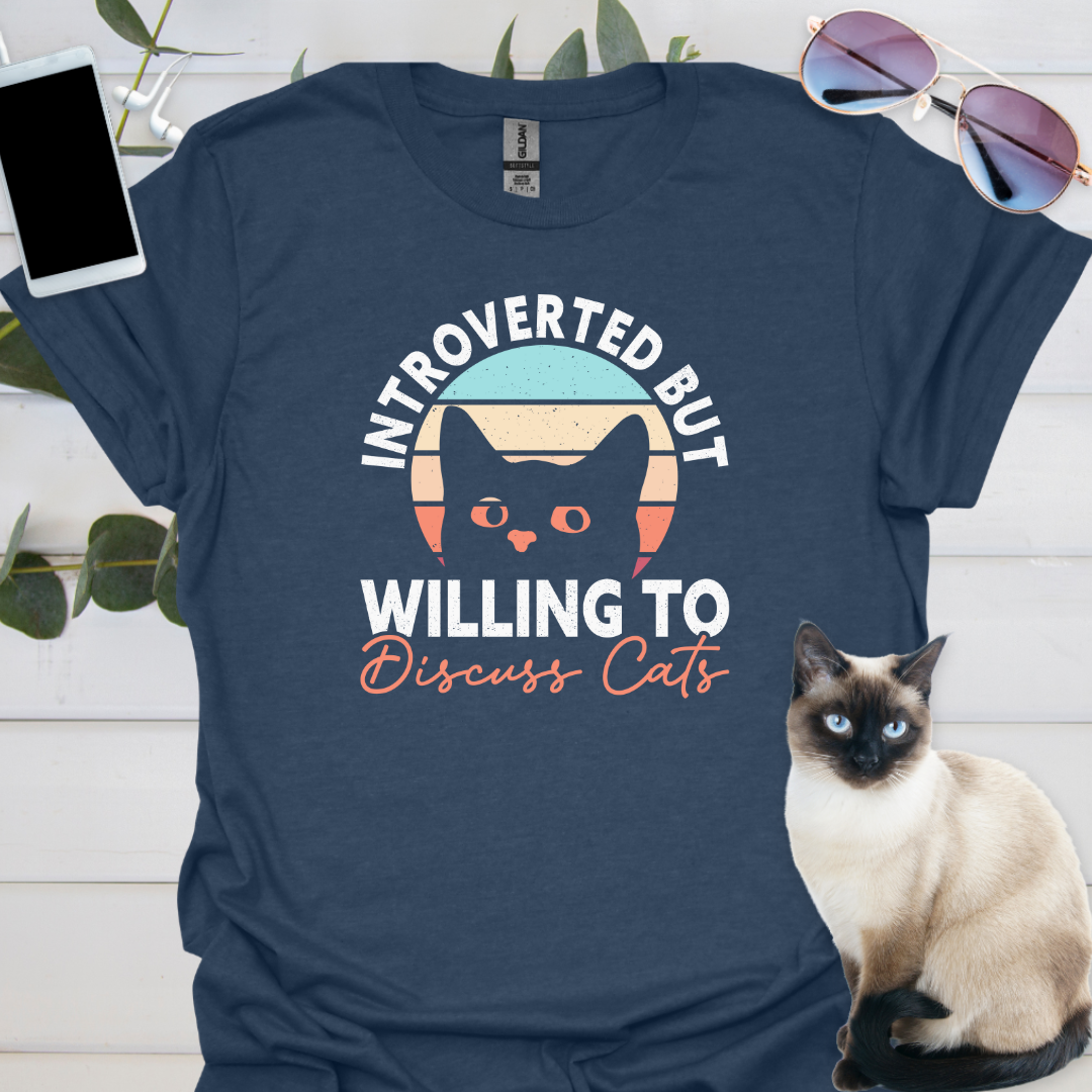 Introverted but willing to discuss cats
