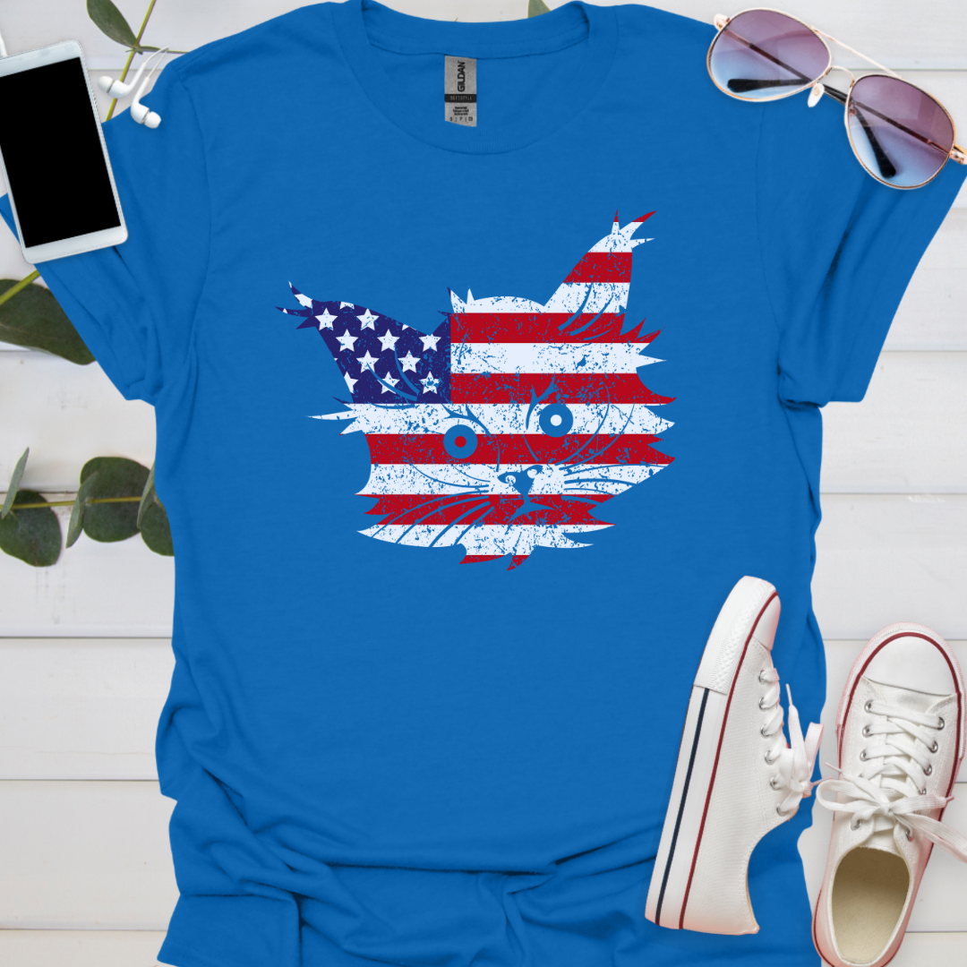 U.S.A. Cat Flag