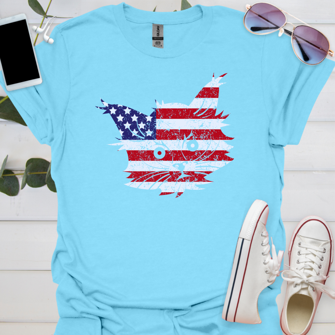 U.S.A. Cat Flag