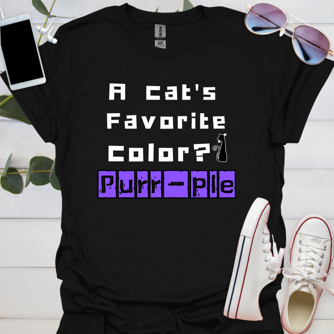 A cat's favorite color? Purr-ple.
