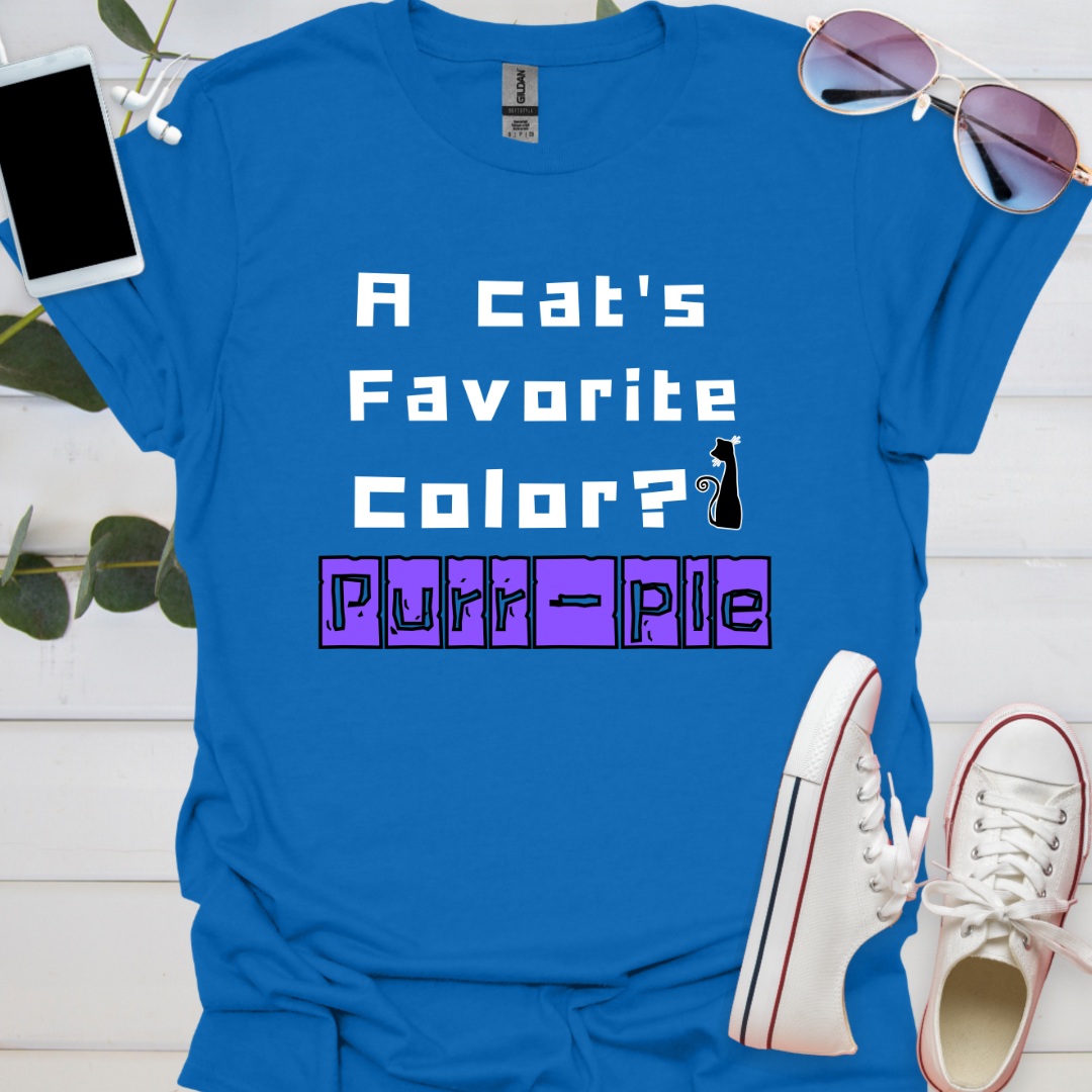 A cat's favorite color? Purr-ple.