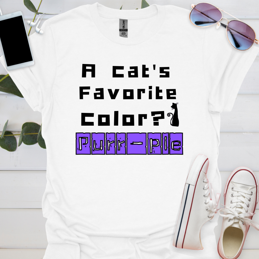 A cat's favorite color? Purr-ple.