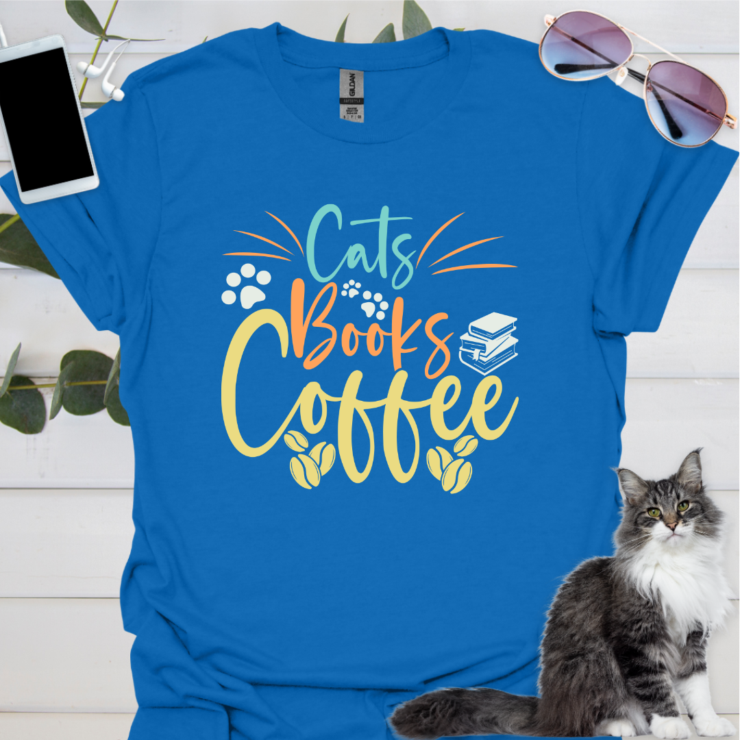 Cats Books Coffee