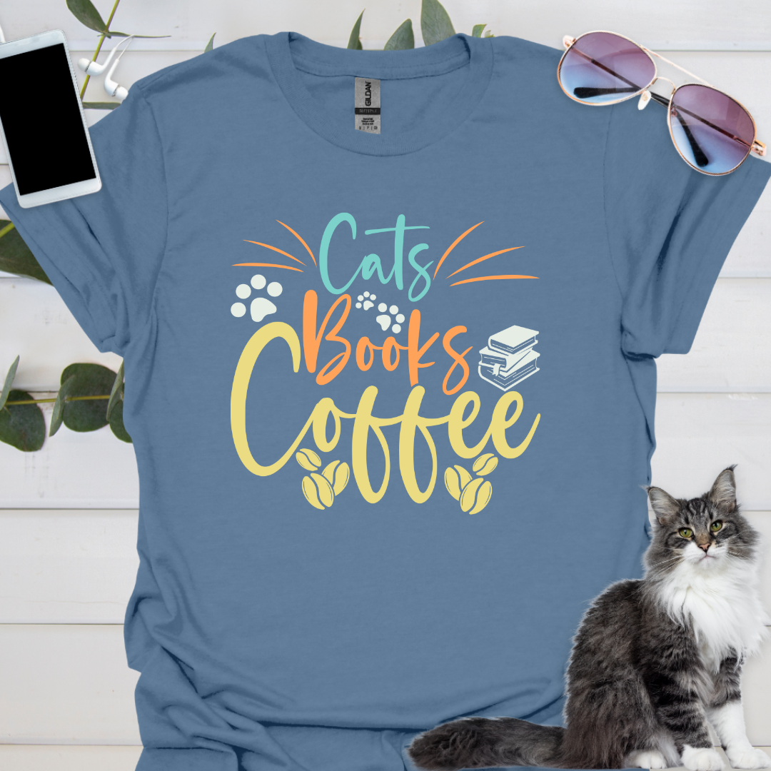 Cats Books Coffee