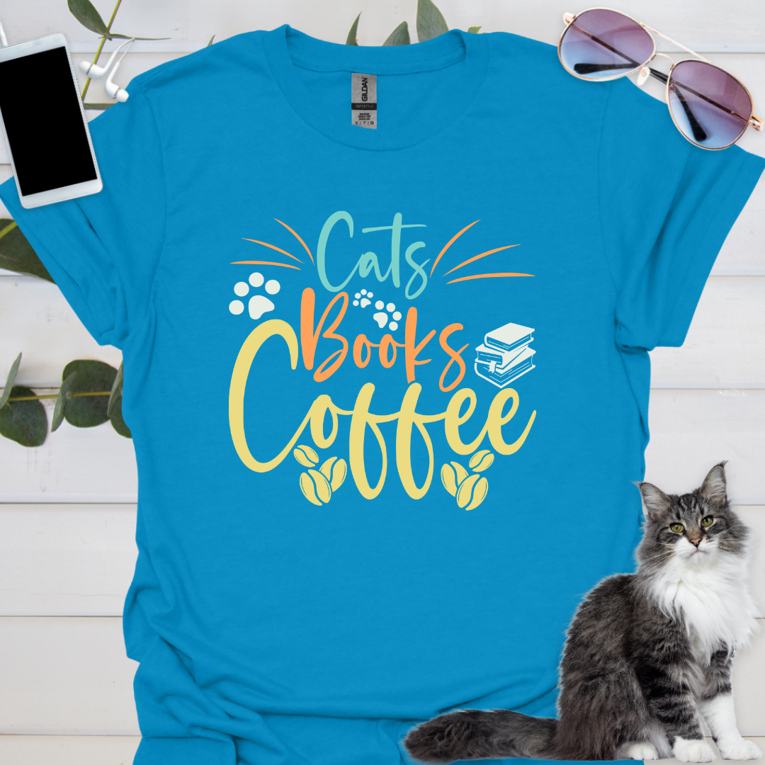 Cats Books Coffee