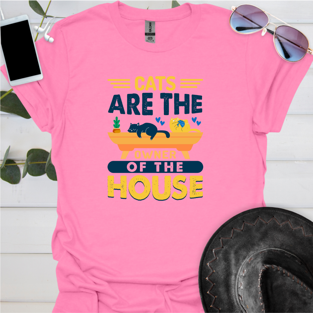 Cats are the owner of the house.