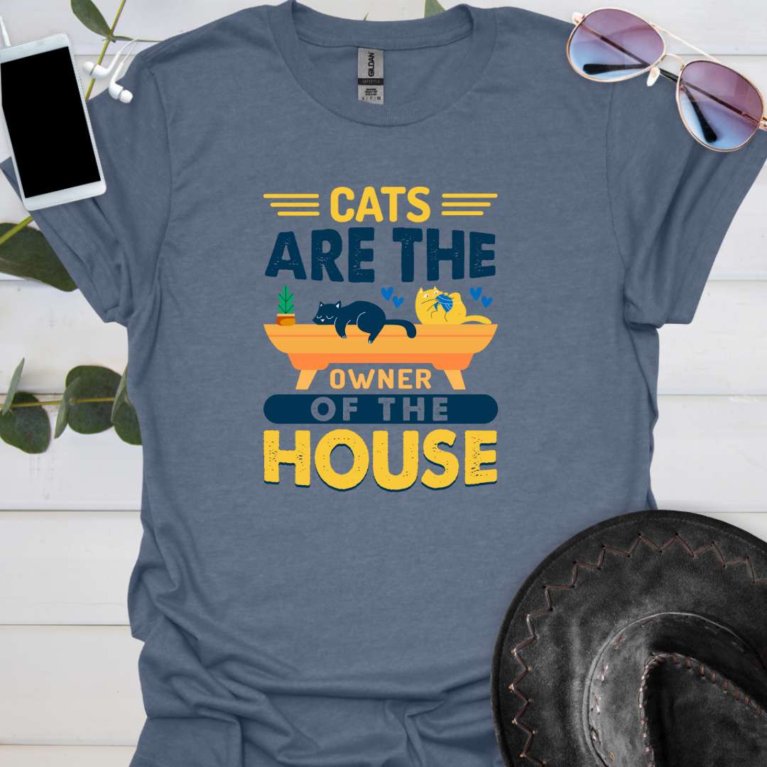 Cats are the owner of the house.