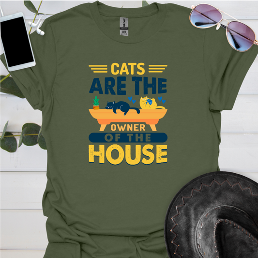 Cats are the owner of the house.