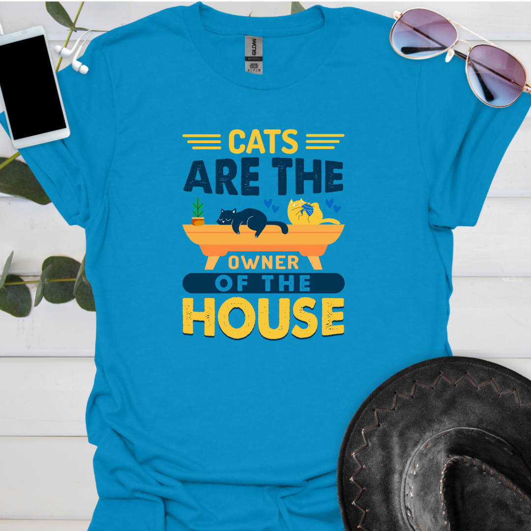 Cats are the owner of the house.