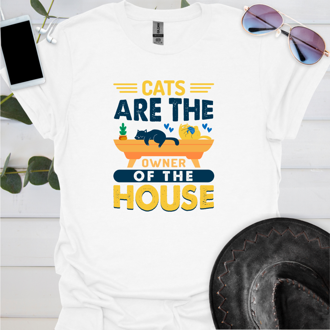 Cats are the owner of the house.