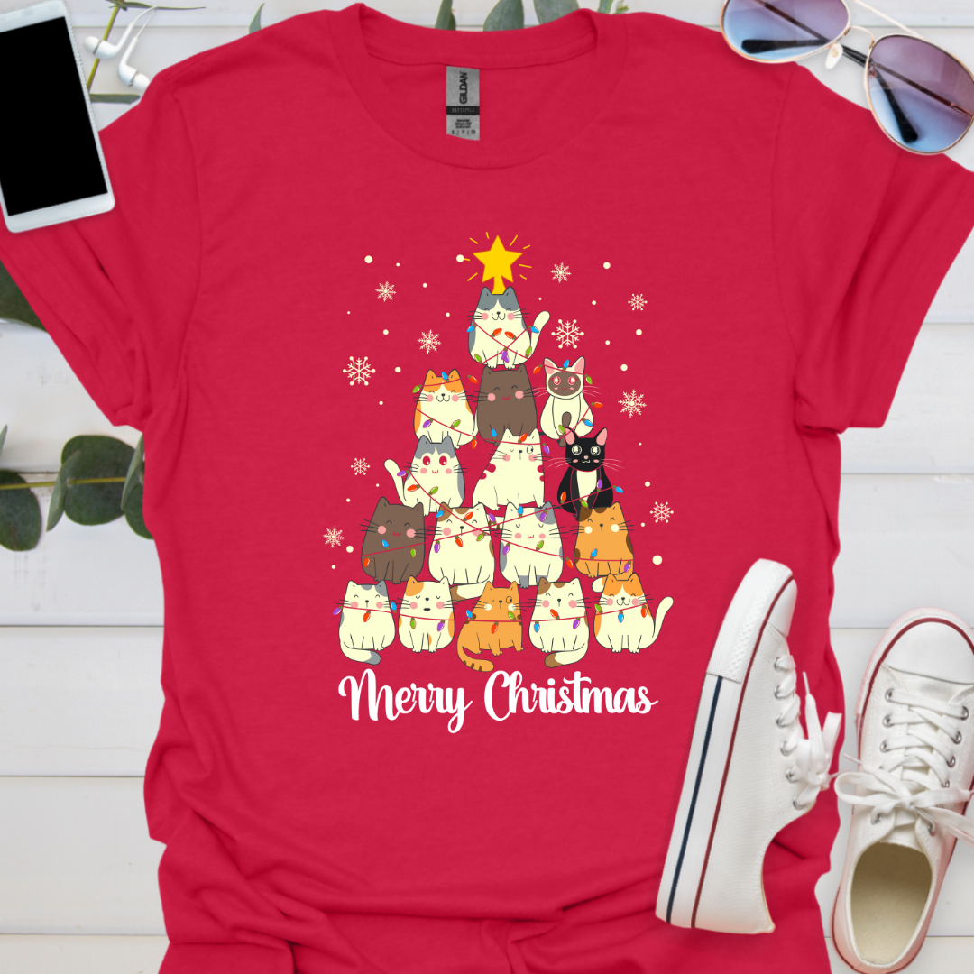 Cute Cat Merry Christmas