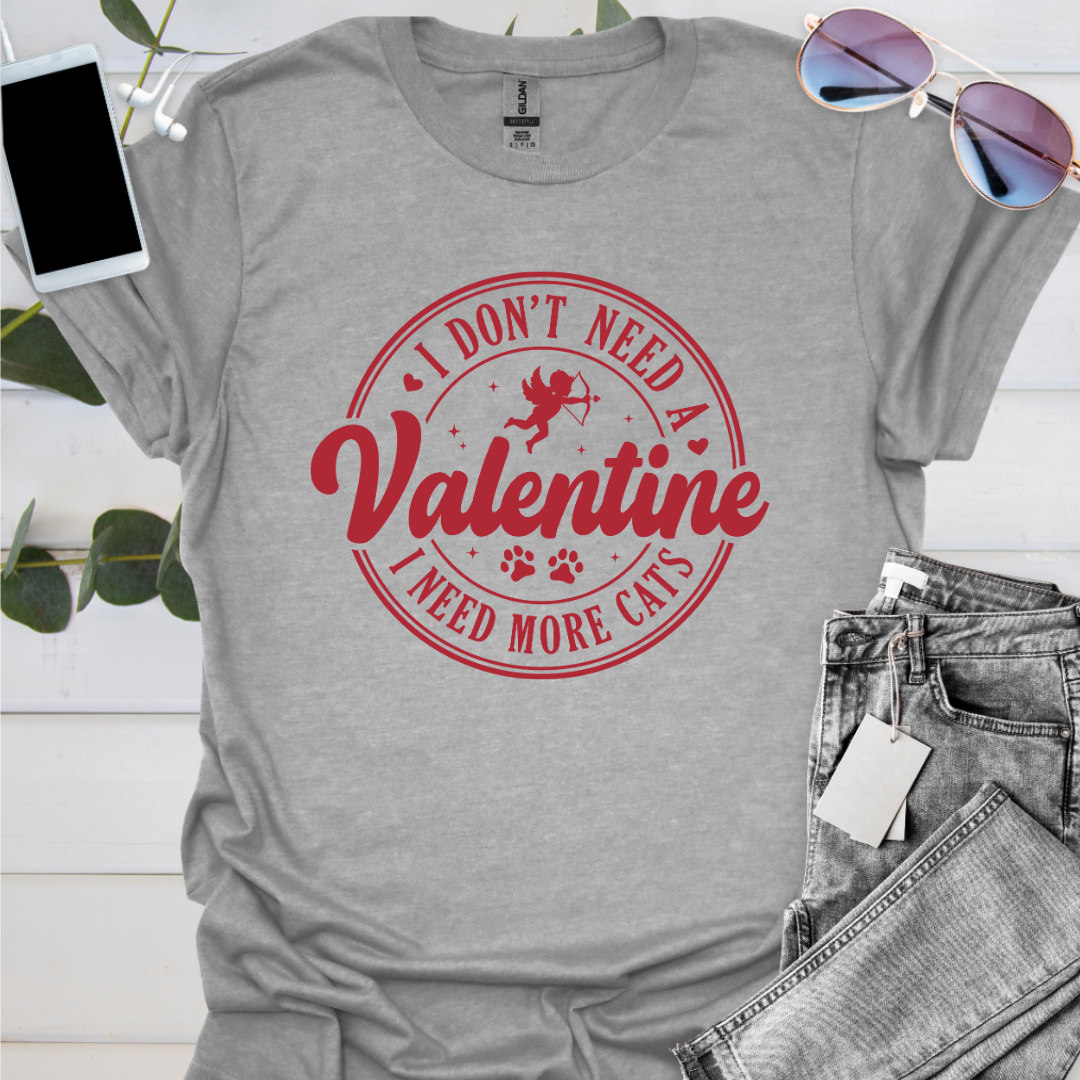 I Don't Need a Valentine I Need More Cats.