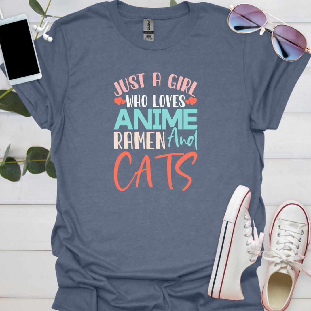 Just A Girl Who Loves Anime Ramen And Cats