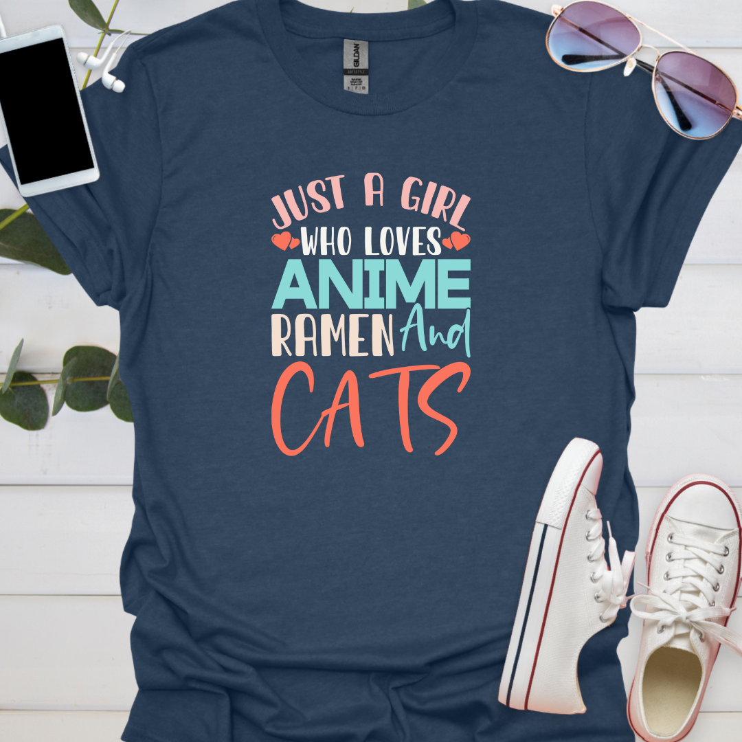 Just A Girl Who Loves Anime Ramen And Cats
