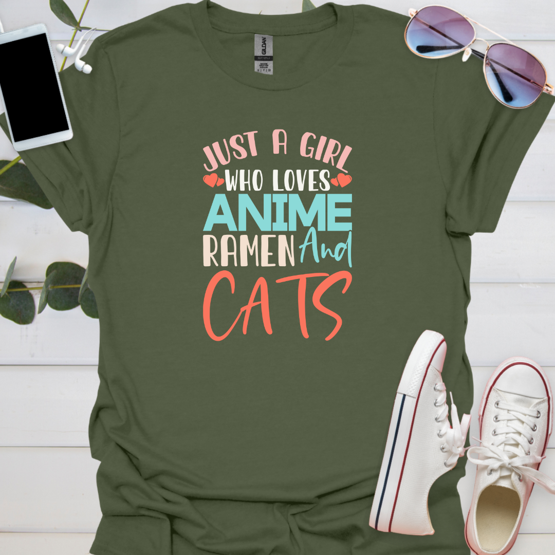 Just A Girl Who Loves Anime Ramen And Cats