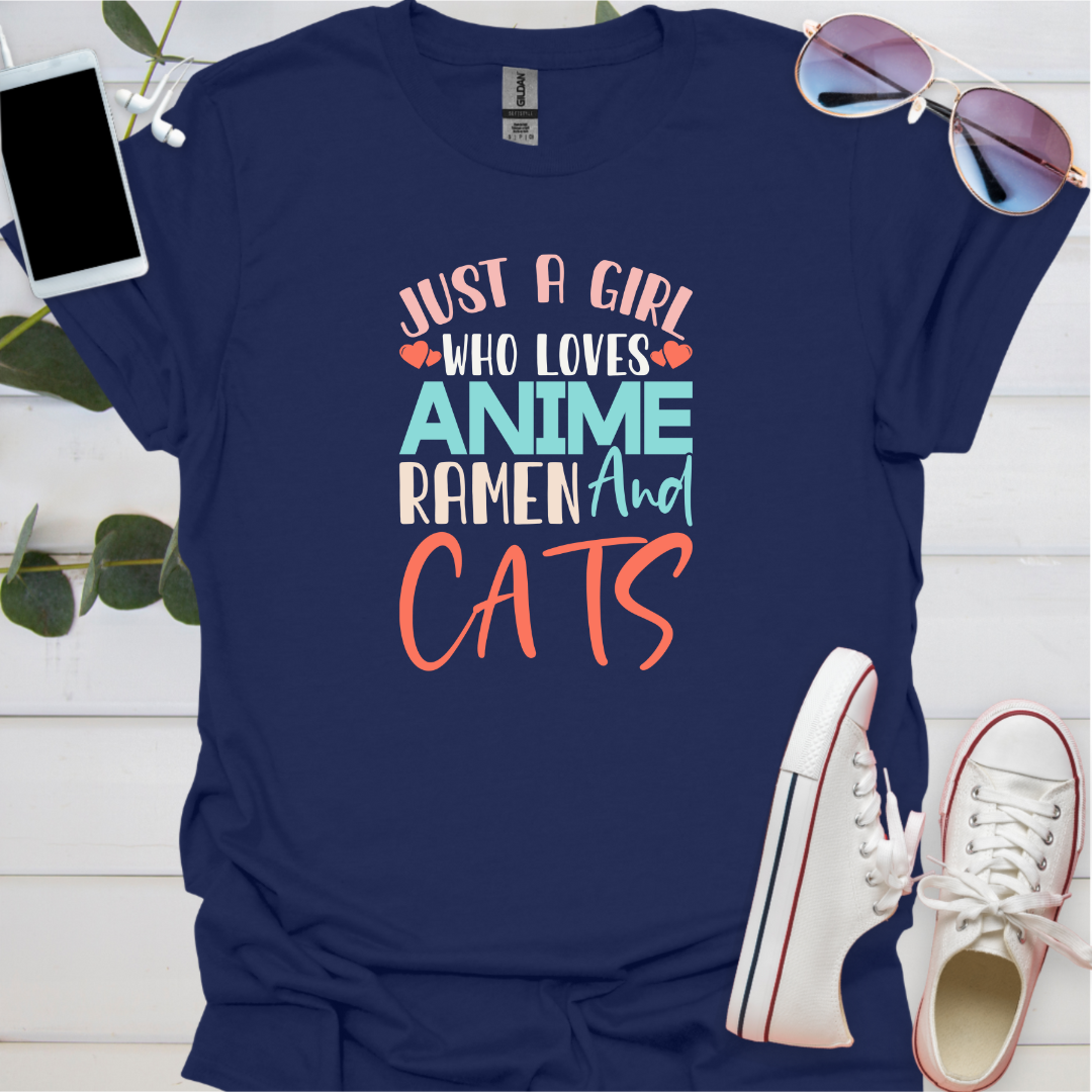 Just A Girl Who Loves Anime Ramen And Cats