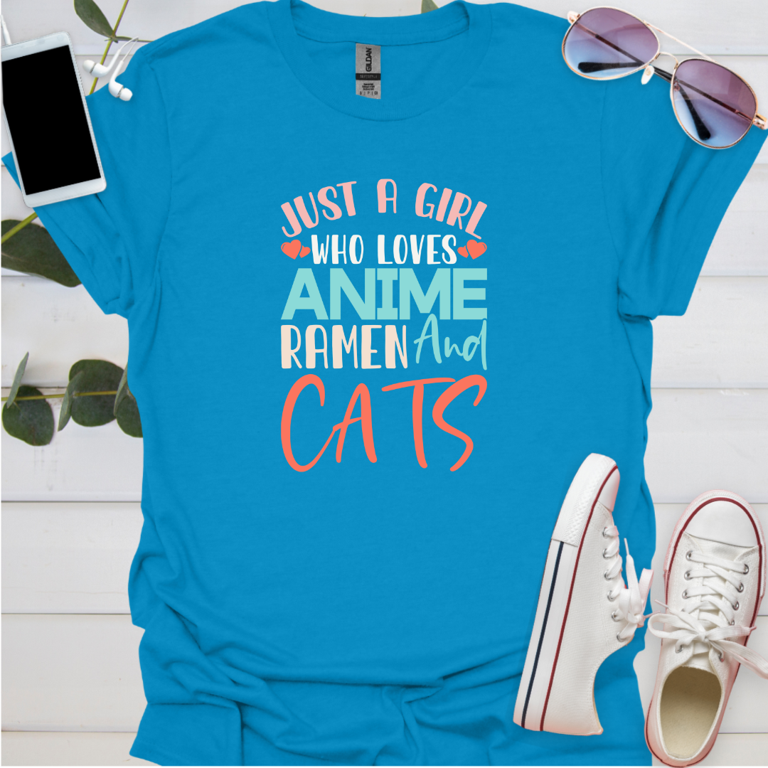 Just A Girl Who Loves Anime Ramen And Cats