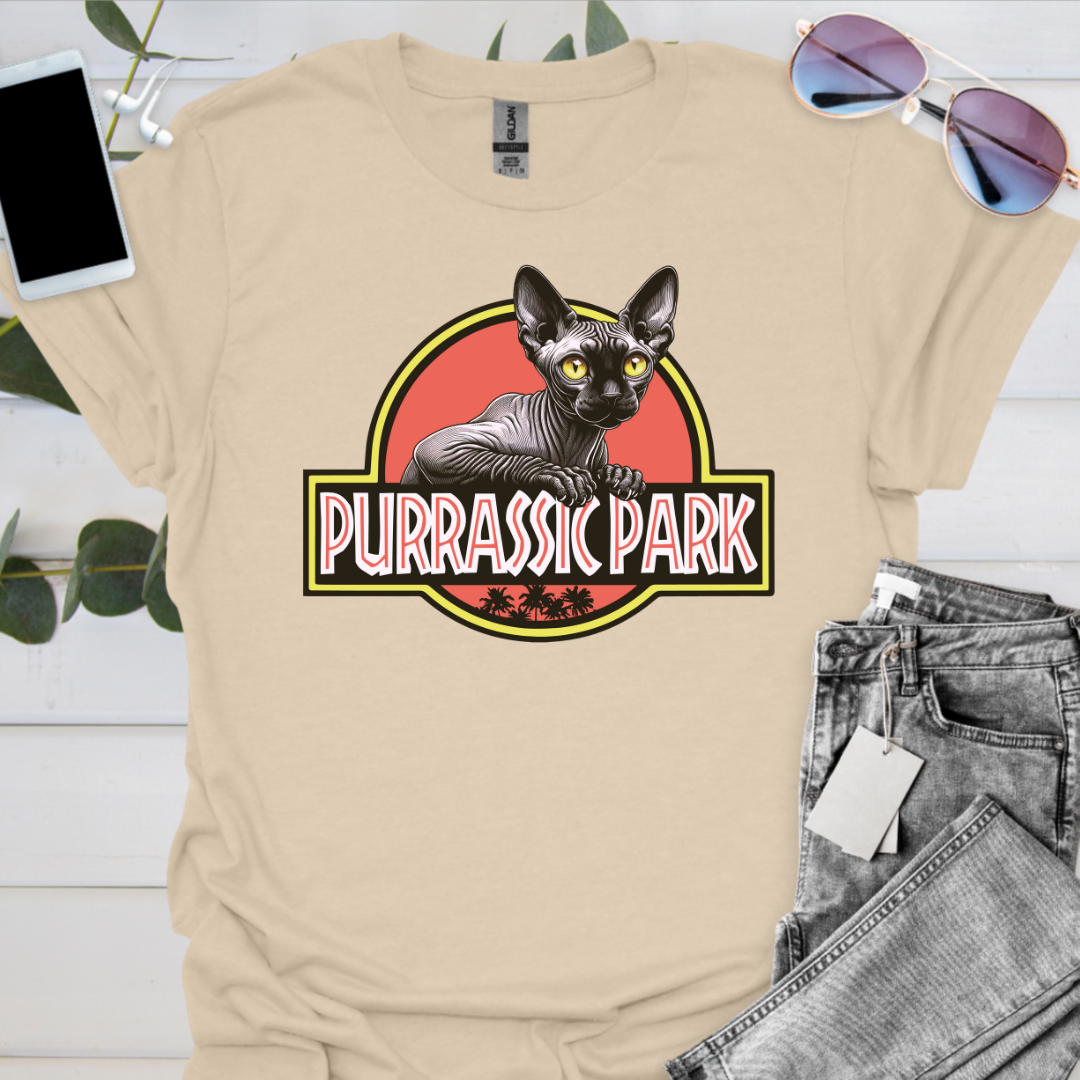 Purrassic Park Sphynx Cat